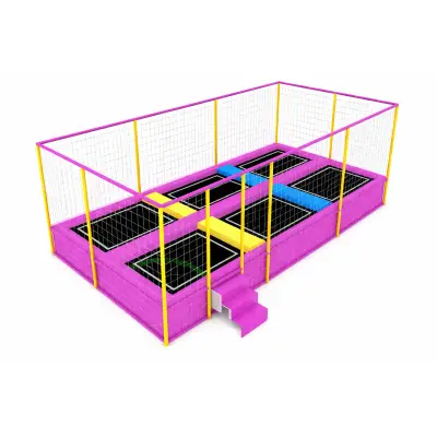 Trambulină Modulară Profesională pentru Spații de Joacă 1