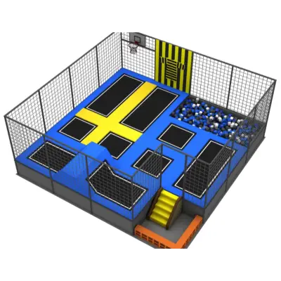 Arenă de Trambuline Indoor cu zonă Interactivă
