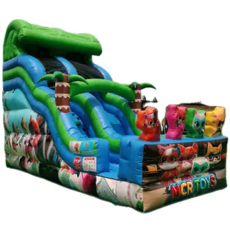 Tobogan Gonflabil SuperEroii Zburători