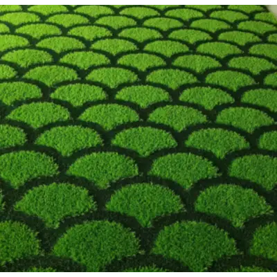 Gazon Artificial Decorativ cu Model Geometric