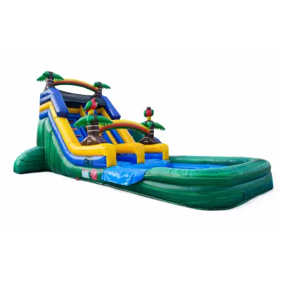 Tobogan gonflabil cu piscină Aqua Safari