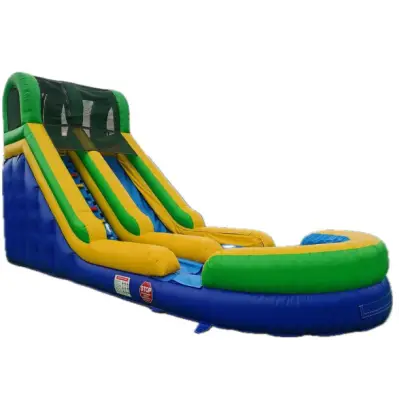 Tobogan Gonflabil cu Piscină Cascada Veseliei