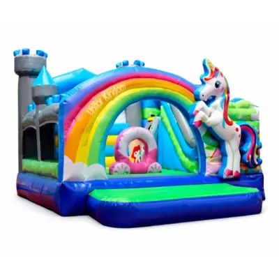 Castel gonflabil tematic Unicorn 